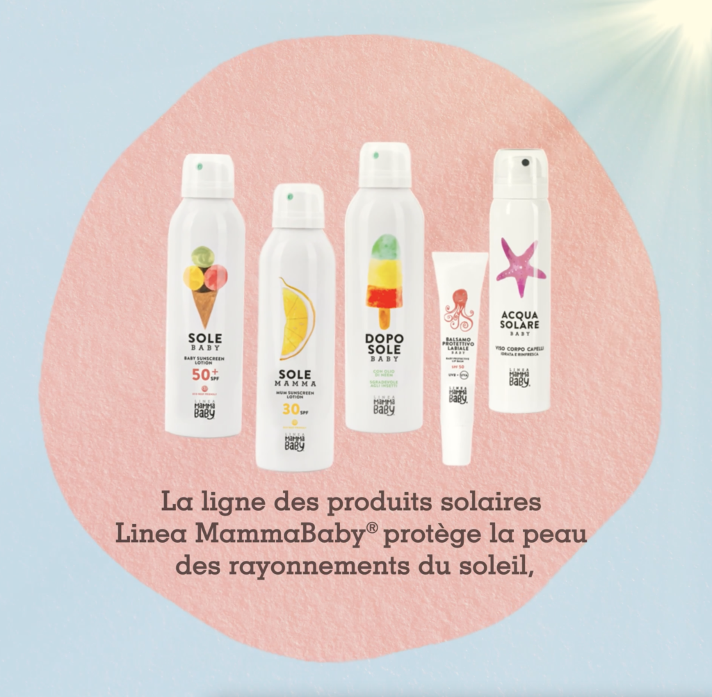 LES PRODUITS SOLAIRES LINEA MAMMABABY®